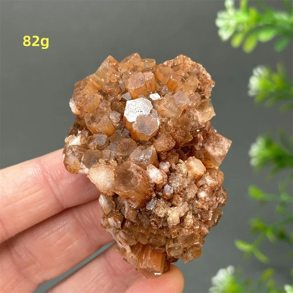 Orange Aragonite Crystal Cluster-ToShay.org