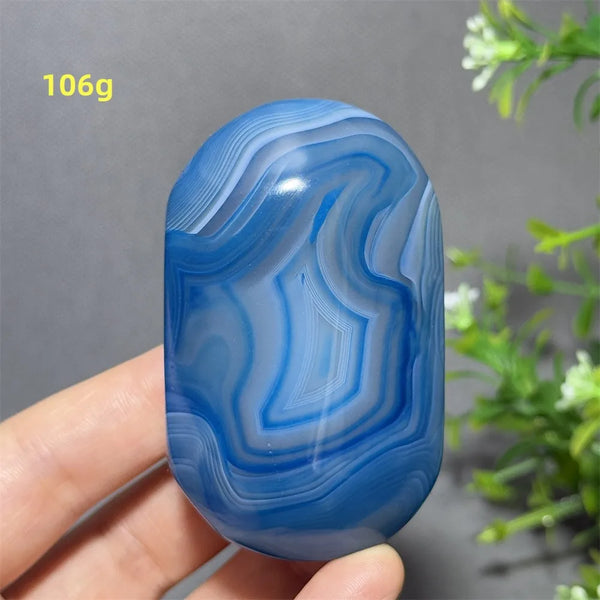 Blue Sapphire Striped Agate-ToShay.org