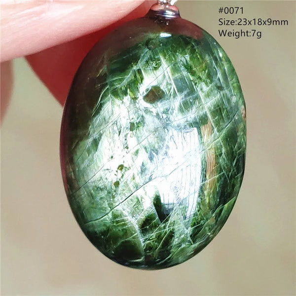 Green Diopside Pendant-ToShay.org