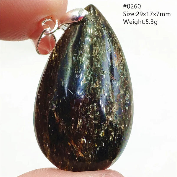 Green Black Rutilated Quartz-ToShay.org