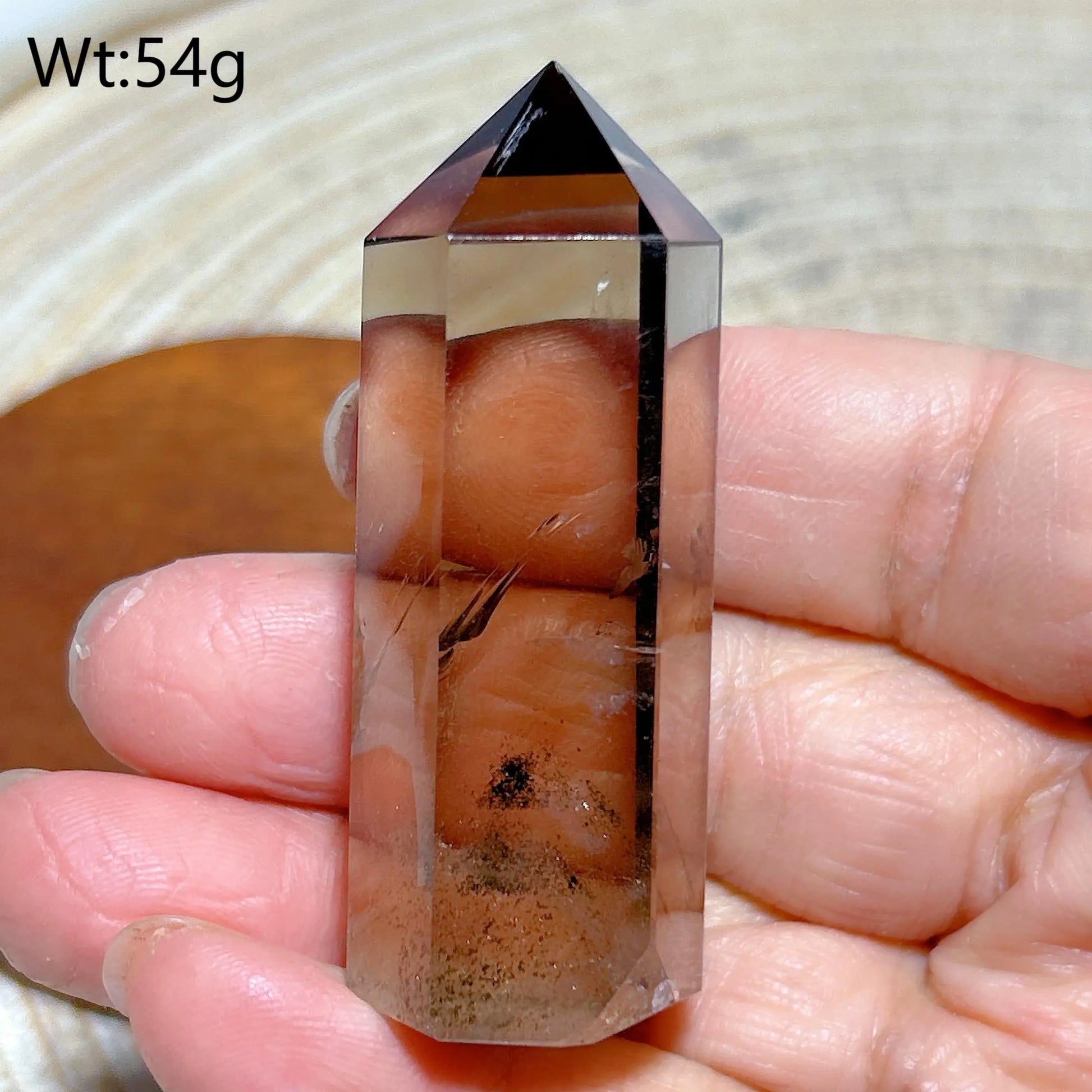 Smokey Rainbow Quartz Point-ToShay.org