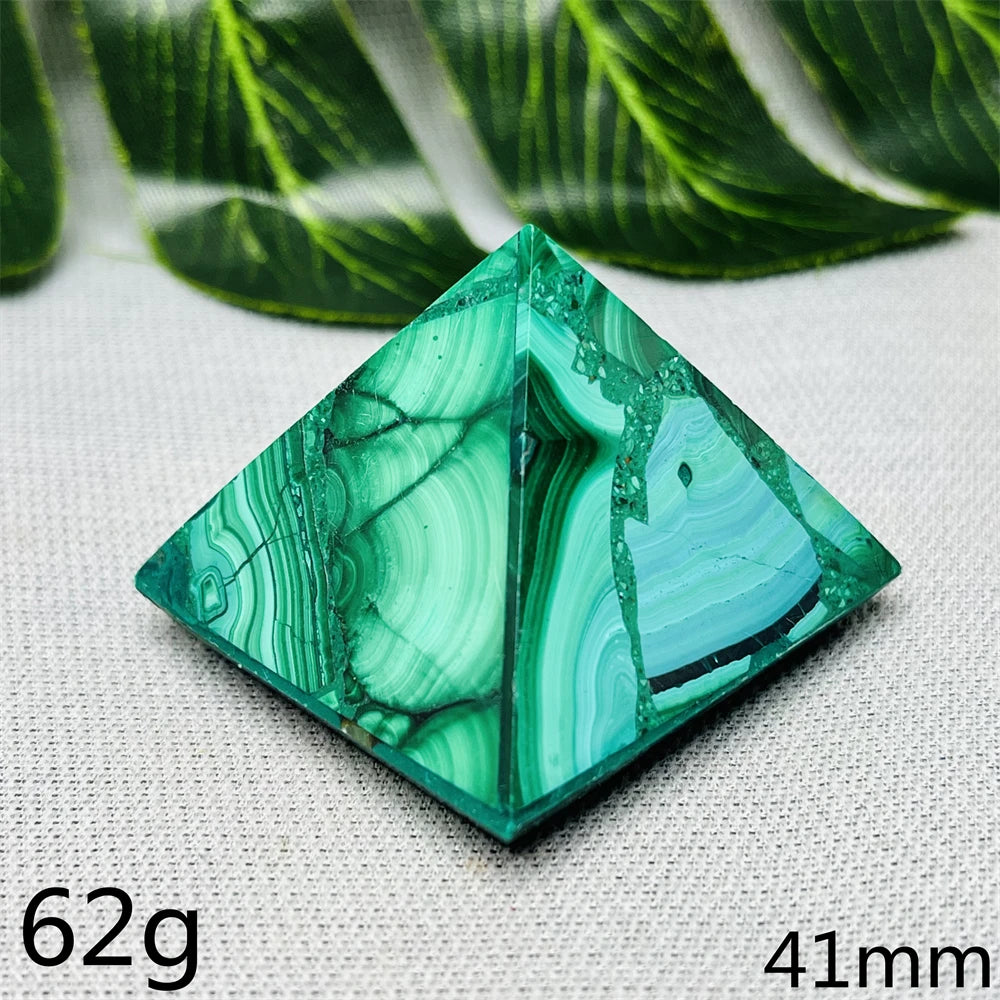 Green Malachite Pyramid-ToShay.org