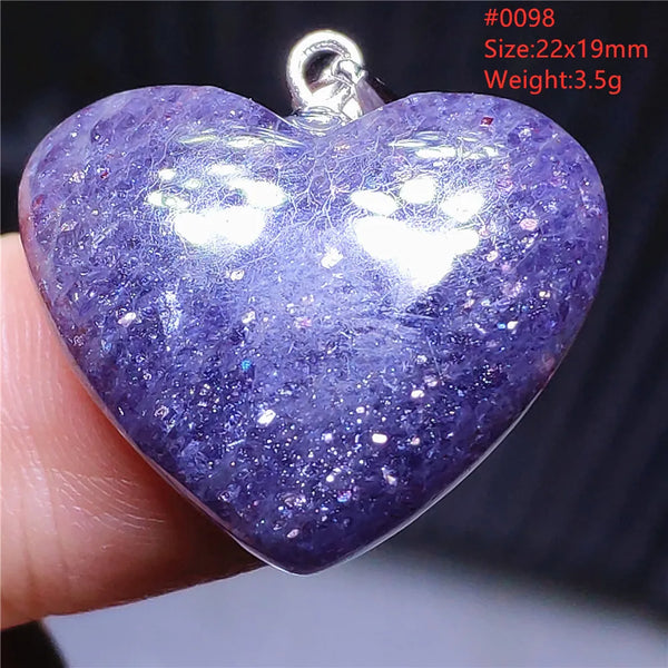 Blue Blood Red Lolite Pendant-ToShay.org