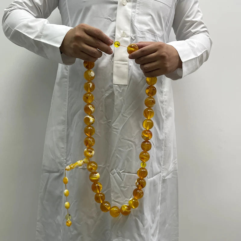 Yellow Insect Beads Tasbih-ToShay.org