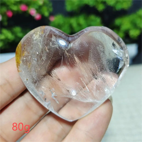 Clear Crystal Heart-ToShay.org