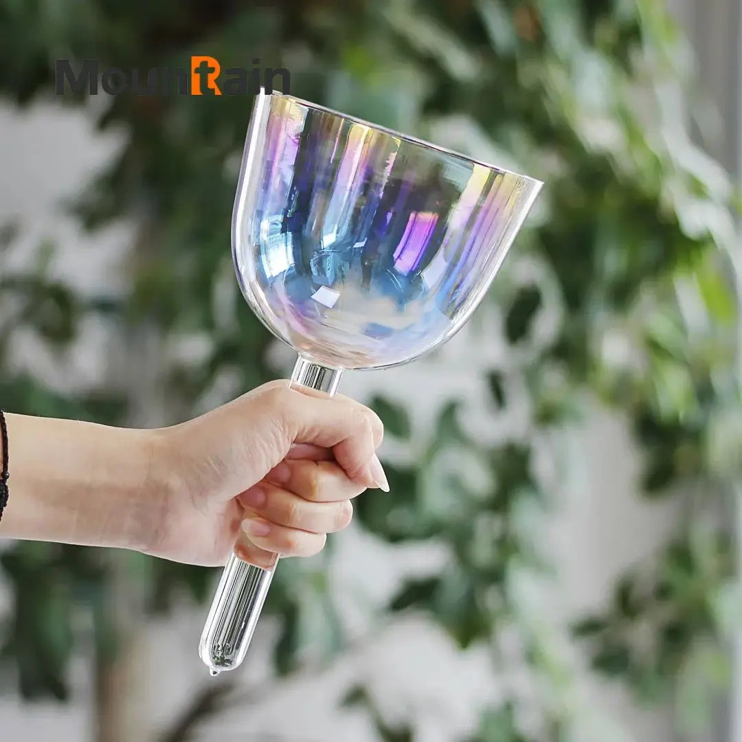 Rainbow Crystal Handle Singing Bowl-ToShay.org