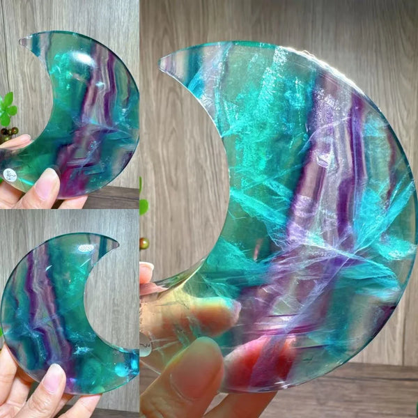 Rainbow Fluorite Moon-ToShay.org