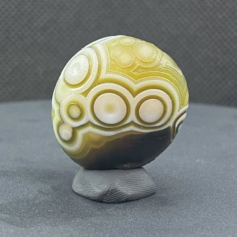 Yellow Flower Eye Agate-ToShay.org