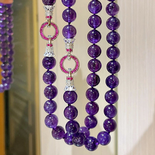 Purple Amethyst Bracelet-ToShay.org