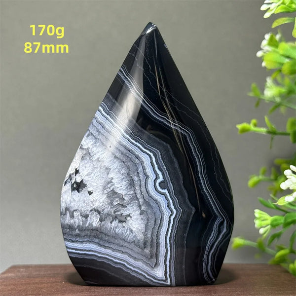Black Agate Flame-ToShay.org