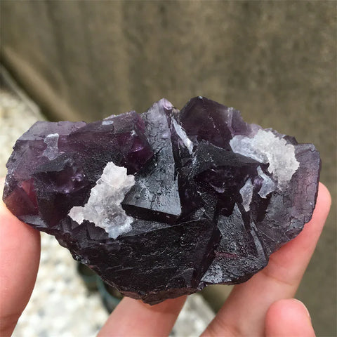 Purple Fluorite Crystal-ToShay.org