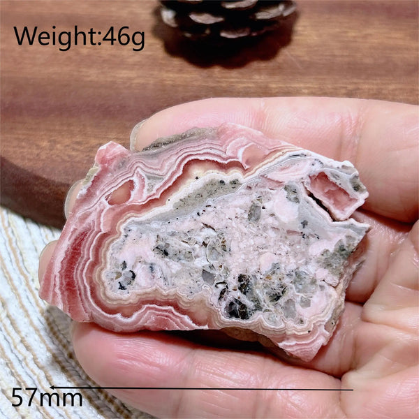 Pink Rhodochrosite Slab-ToShay.org