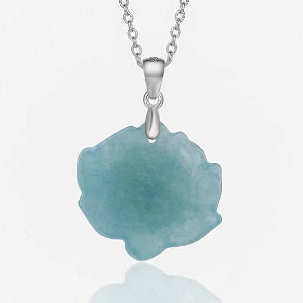 Blue Water Lotus Pendant-ToShay.org