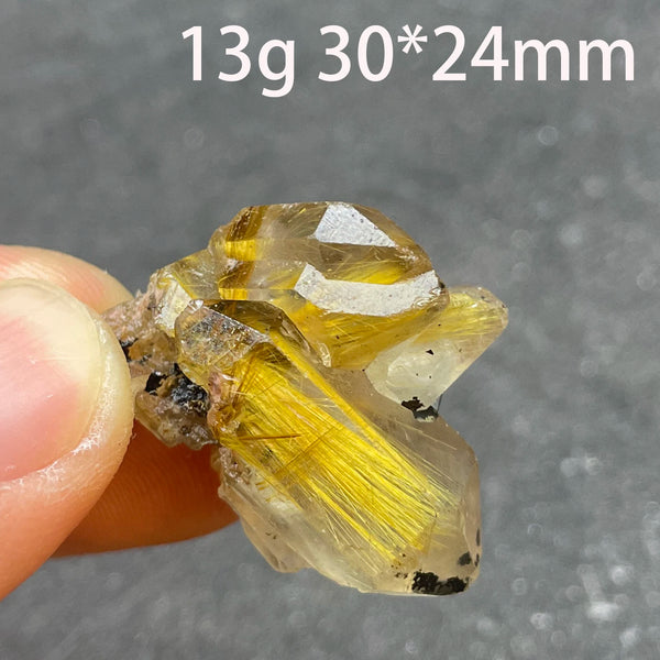 Gold Rutilated Quartz Crystal-ToShay.org
