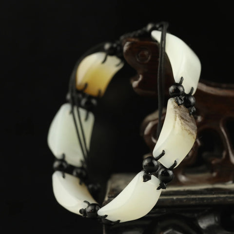 White Jade Bracelet-ToShay.org