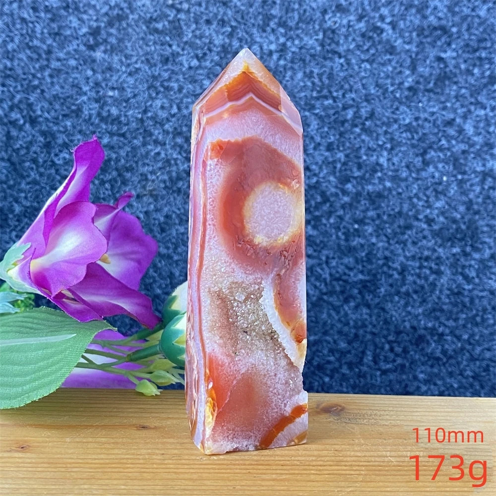 Red Lace Agate Point-ToShay.org