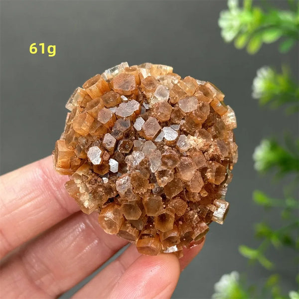 Orange Aragonite Crystal Cluster-ToShay.org