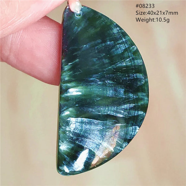 Green Seraphinite Pendant-ToShay.org