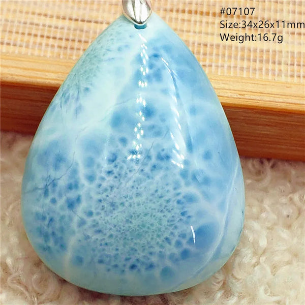 Blue Larimar Pendant-ToShay.org