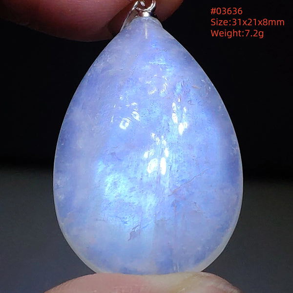 Blue Light Moonstone Pendant-ToShay.org