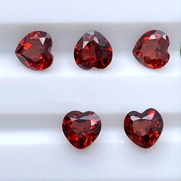 Red Garnet Hearts-ToShay.org