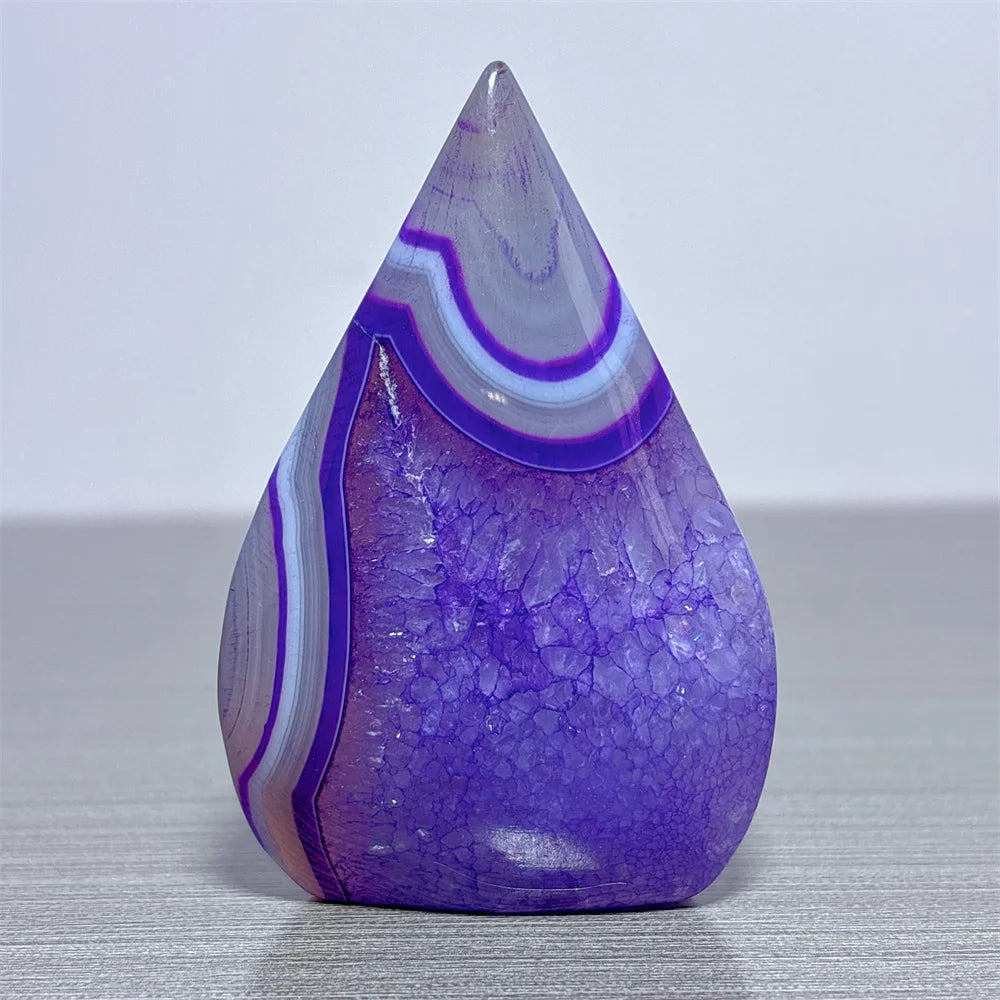Violet Agate Torch-ToShay.org