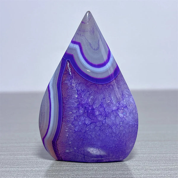 Violet Agate Torch-ToShay.org