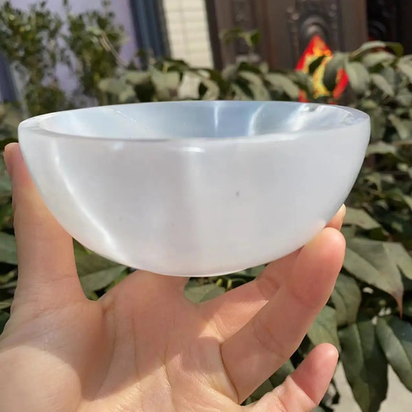 White Selenite Bowls-ToShay.org