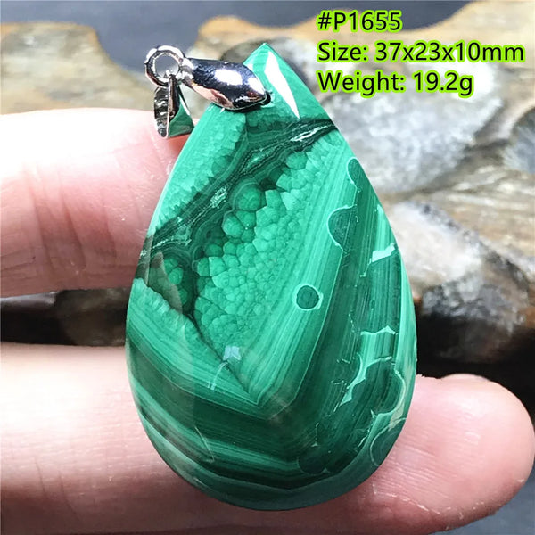 Green Malachite Pendant-ToShay.org