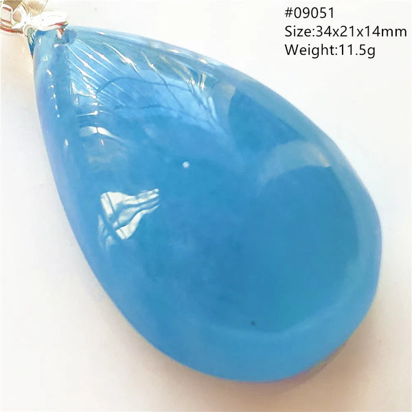 Blue Aquamarine Pendant-ToShay.org