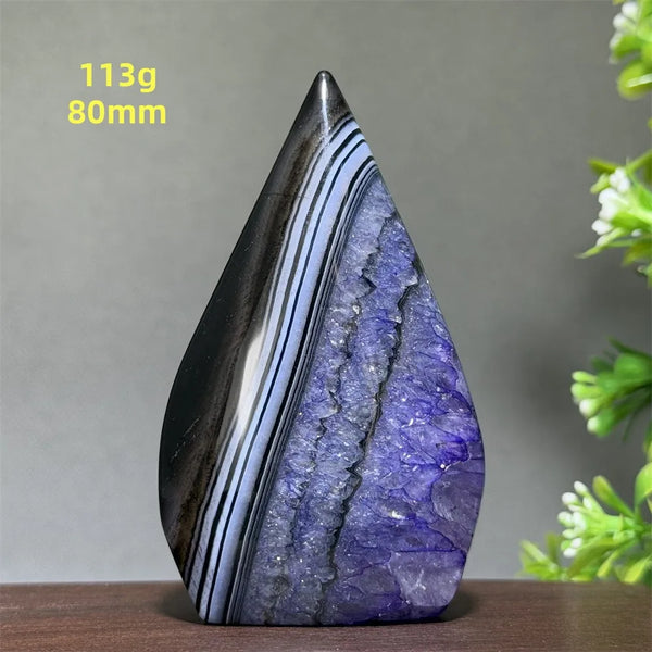 Purple Agate Flame-ToShay.org