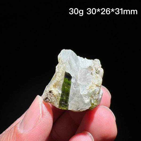 Green Tourmaline Crystal-ToShay.org