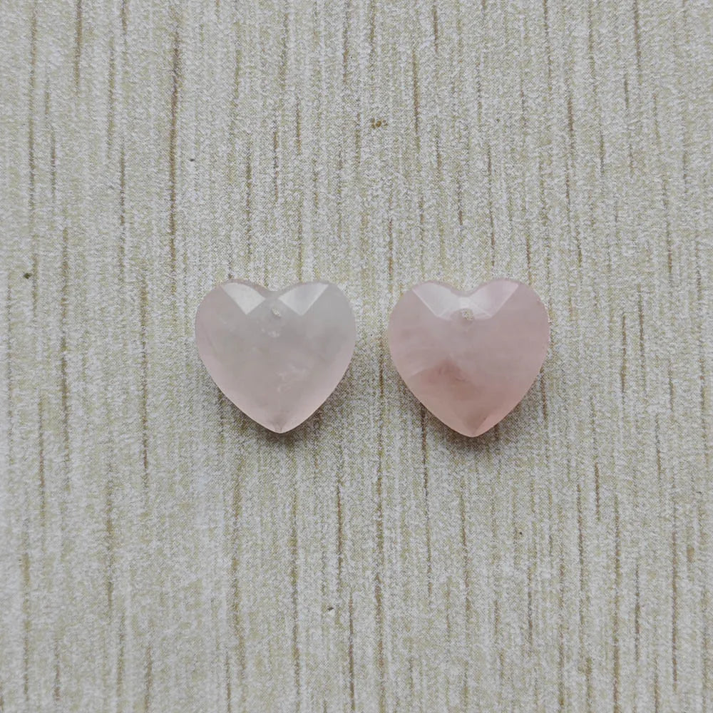 Mixed Crystal Heart Pendants-ToShay.org