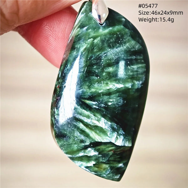 Green Seraphinite Pendant-ToShay.org
