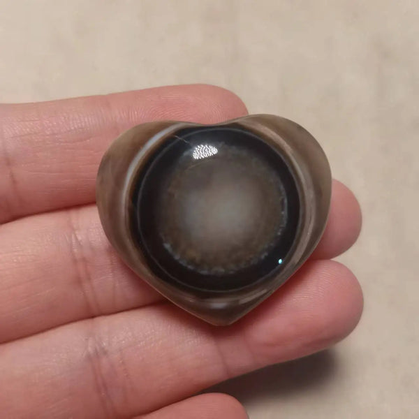 Tibetan Agate Dzi Heart-ToShay.org