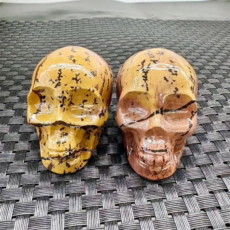 Pink Picture Stone Skull-ToShay.org