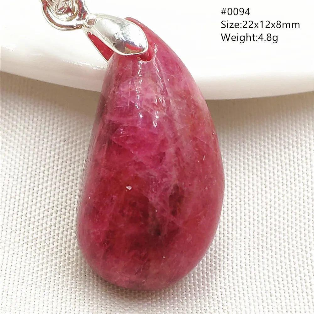 Red Rhodonite Pendant-ToShay.org