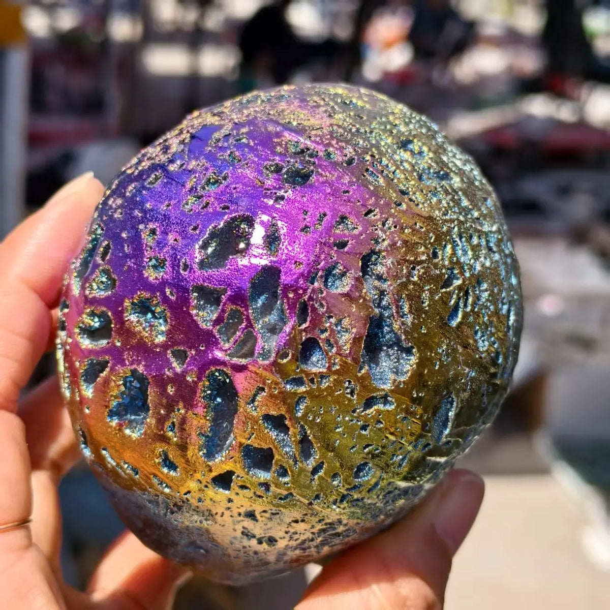 Purple Sphalerite Skulls-ToShay.org