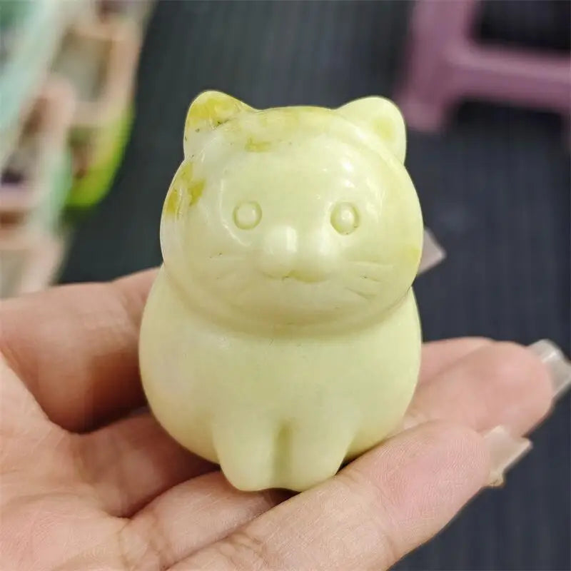 Yellow Jade Seal Cat-ToShay.org