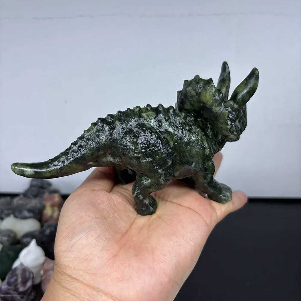 Green Jade Triceratops-ToShay.org