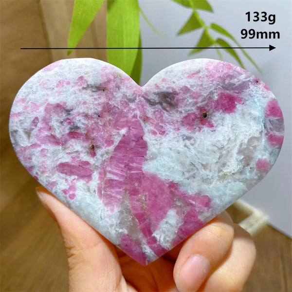 Pink Unicorn Tourmaline Heart-ToShay.org