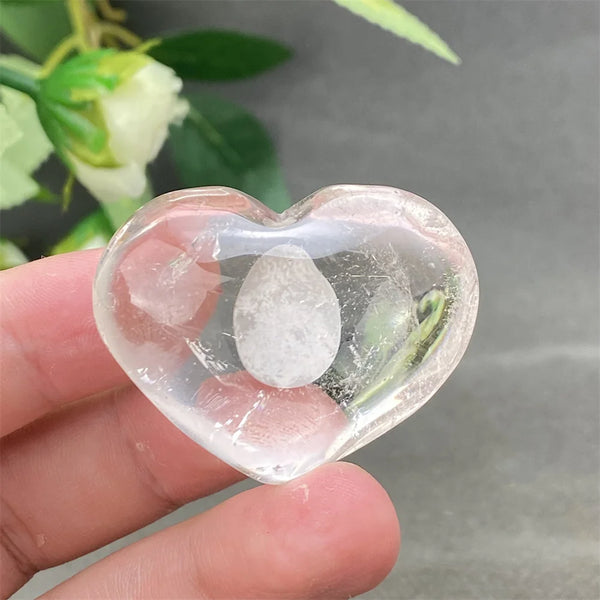 Clear Crystal Heart-ToShay.org