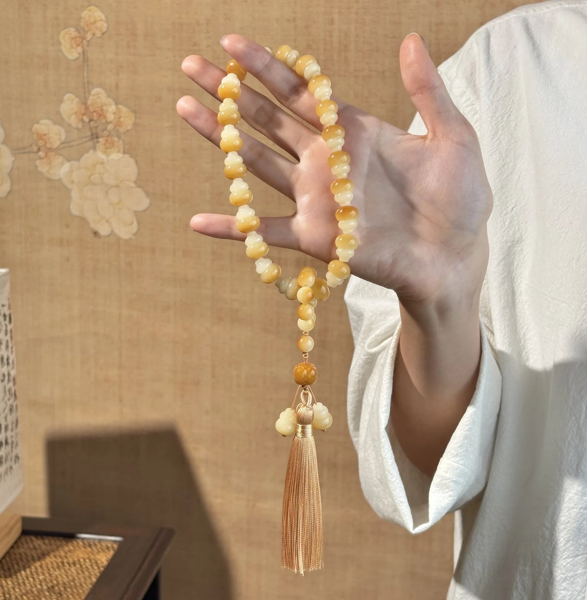 Mixed Bodhi Root Mala-ToShay.org