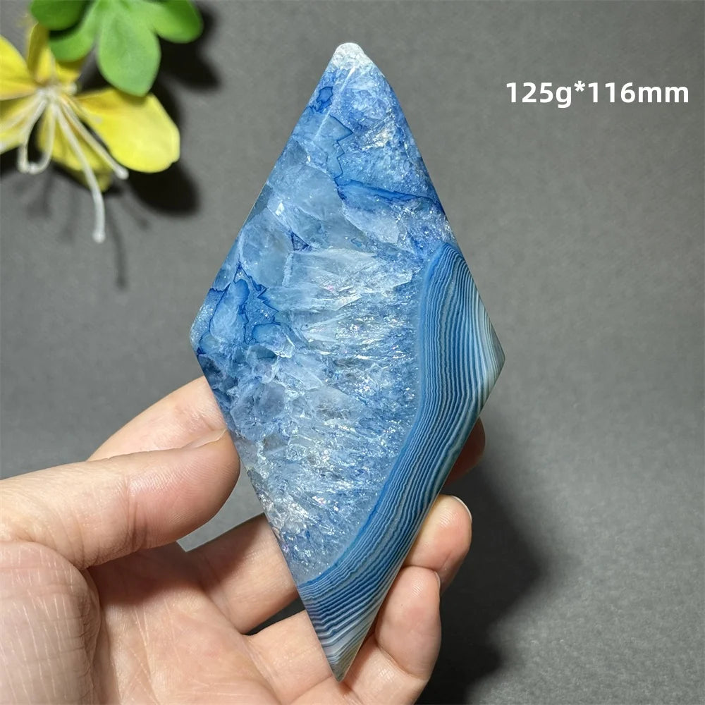 Blue Agate Diamond-ToShay.org