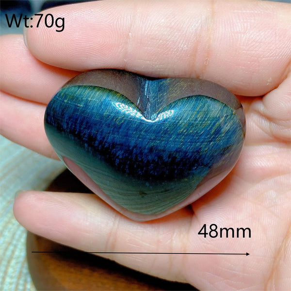 Blue Tiger Eye Heart-ToShay.org