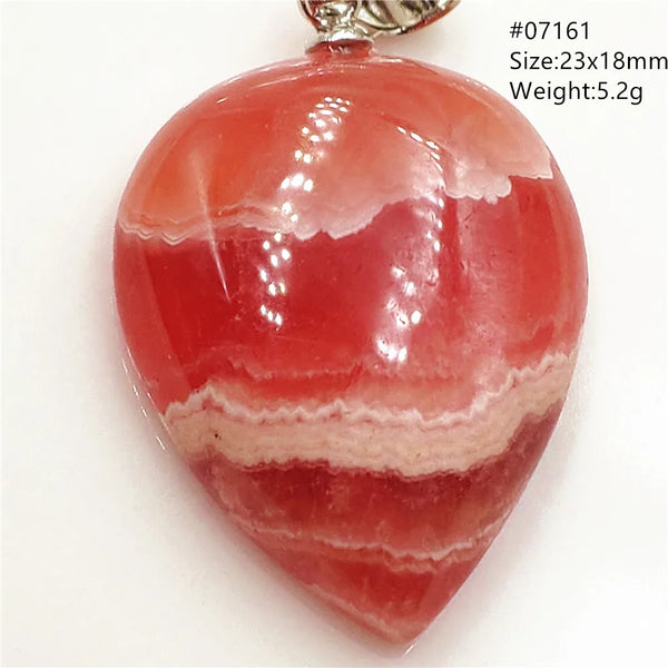 Red Rhodochrosite Pendant-ToShay.org
