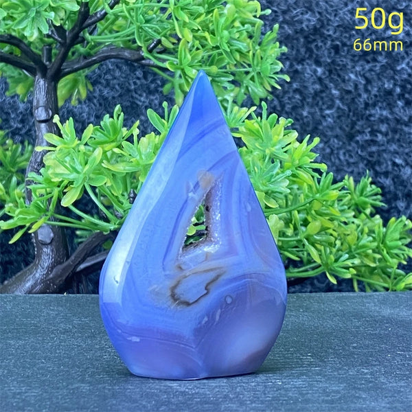 Blue Lace Agate Flame-ToShay.org