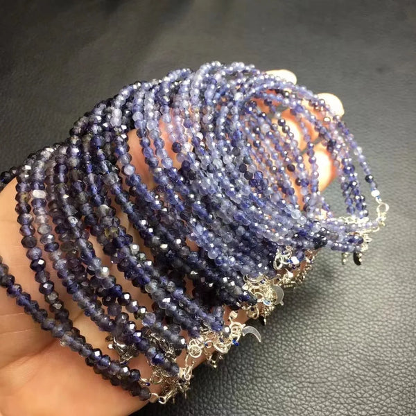Blue Cordierite Lolite Bracelet-ToShay.org