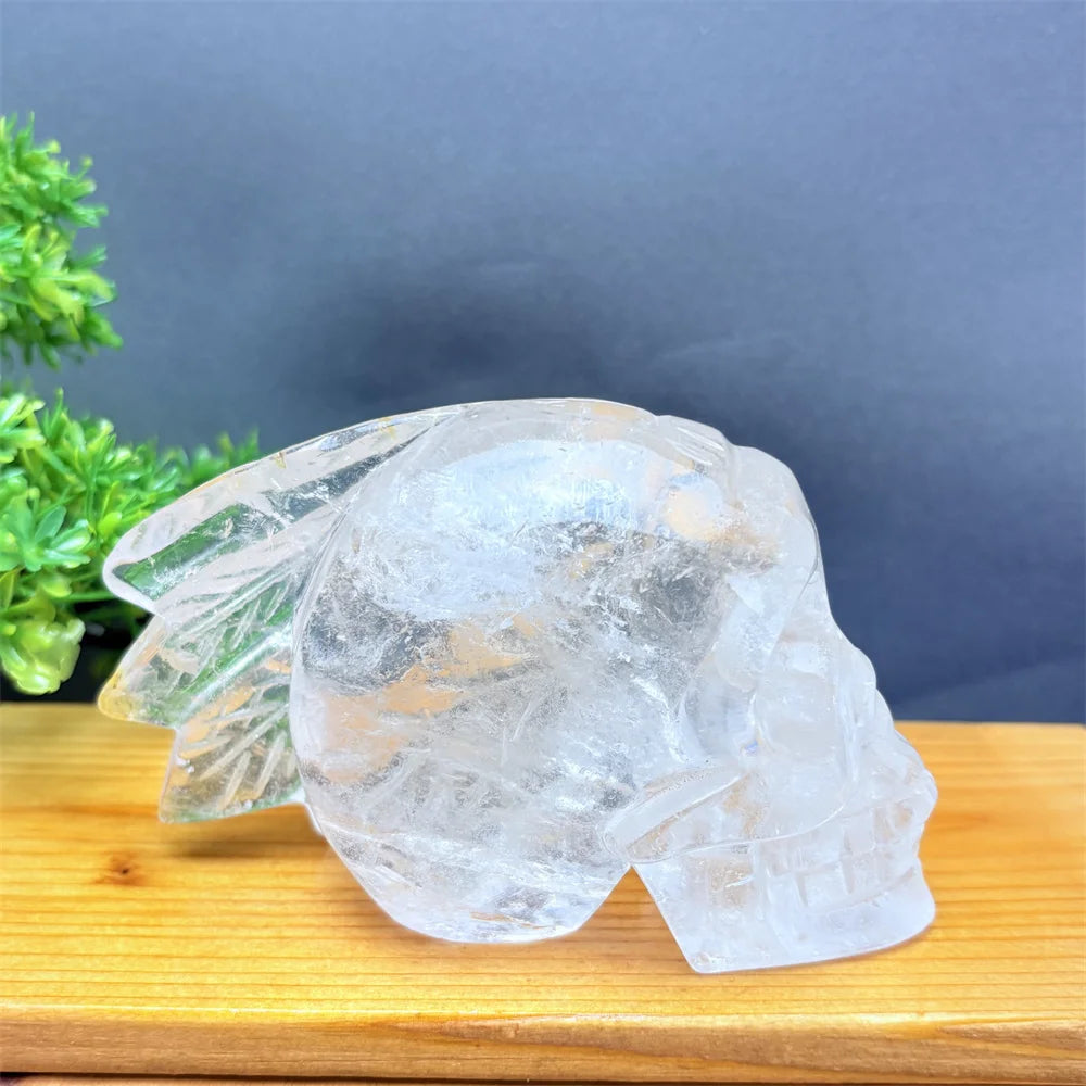 White Quartz Crystal Skull-ToShay.org