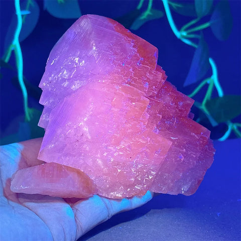 White Melaleuca Calcite Crystal-ToShay.org